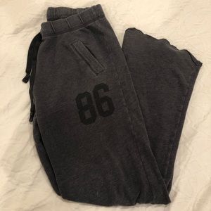 PINK Raw Hemmed Boyfriend Sweats